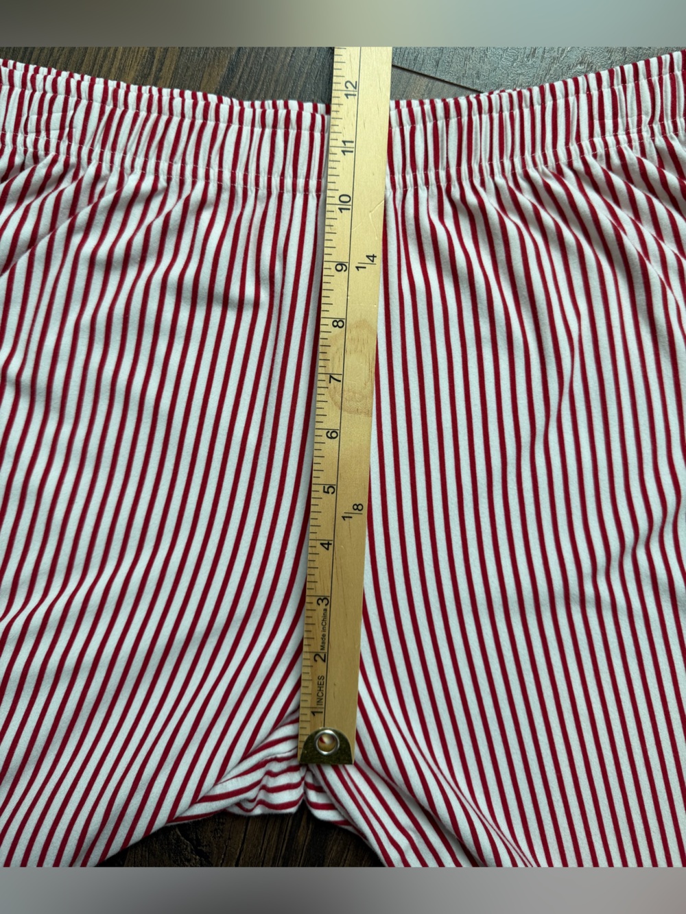 LAKE DreamModal Kimono Pajama Set Red White Stripes Size Medium - Picture 15 of 16